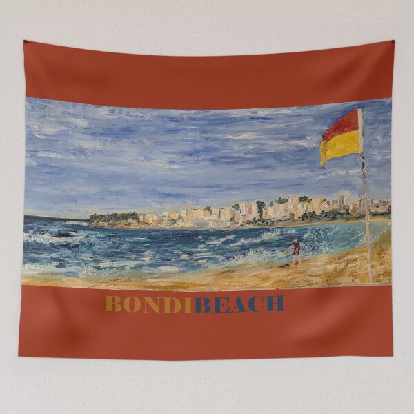 Item preview, Bondi Beach Original Oil Painting designed and sold by martydav.