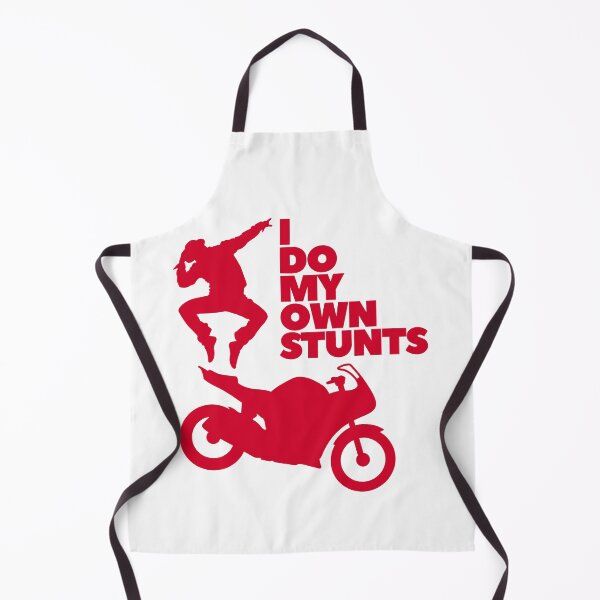 Item preview, I Do My Own Stunts – Biker Crash Joke designed and sold by UNK-Fatigues.