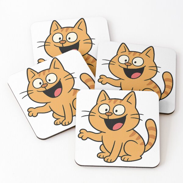 Item preview, Happy Cartoon Cat  designed and sold by MobredsShop.
