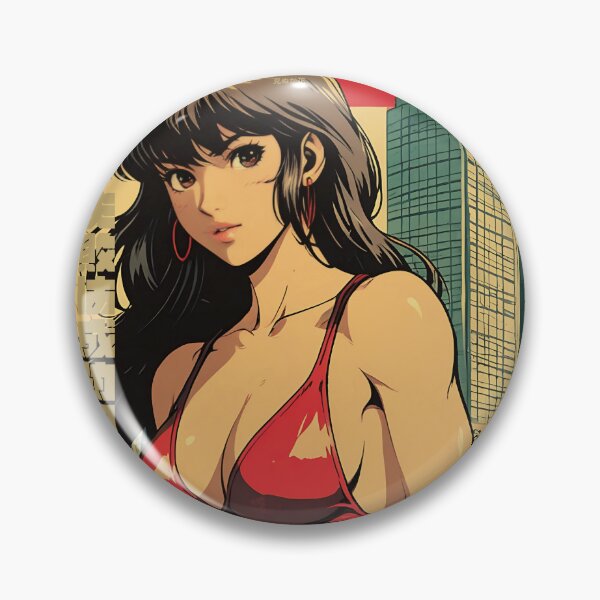 Item preview, Sexy anime girl in the city designed and sold by BOZGO.