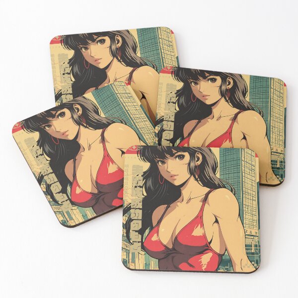 Item preview, Sexy anime girl in the city designed and sold by BOZGO.