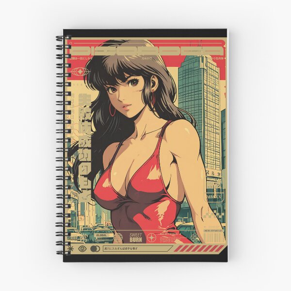 Item preview, Sexy anime girl in the city designed and sold by BOZGO.