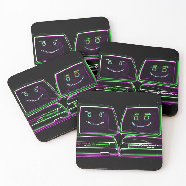 Item preview, Neon Commodore PET computers designed and sold by Jagaroth.