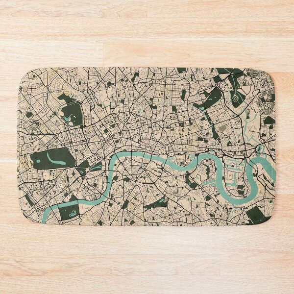 Item preview, London City Map of England - Vintage designed and sold by deMAP.