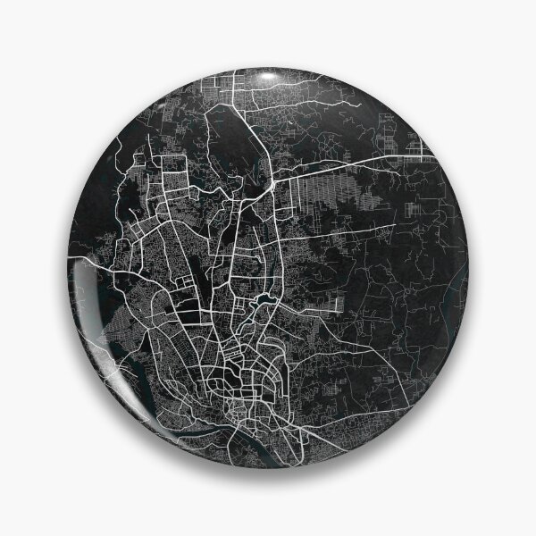 Item preview, Dhaka City Map of Bangladesh - Dark designed and sold by deMAP.