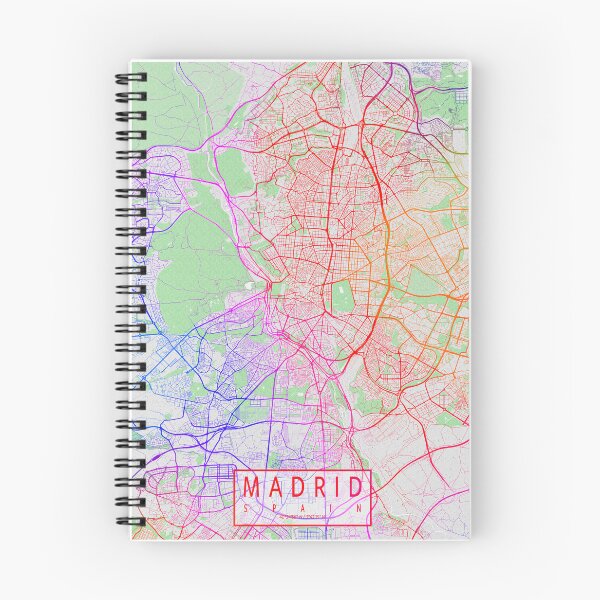 Item preview, Madrid City Map of Spain - Colorful designed and sold by deMAP.