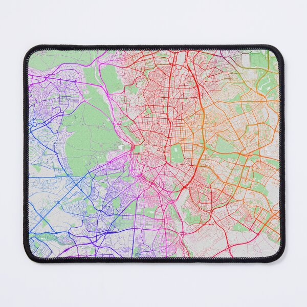 Item preview, Madrid City Map of Spain - Colorful designed and sold by deMAP.
