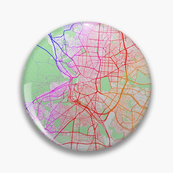 Item preview, Madrid City Map of Spain - Colorful designed and sold by deMAP.