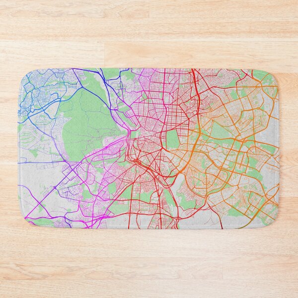 Item preview, Madrid City Map of Spain - Colorful designed and sold by deMAP.