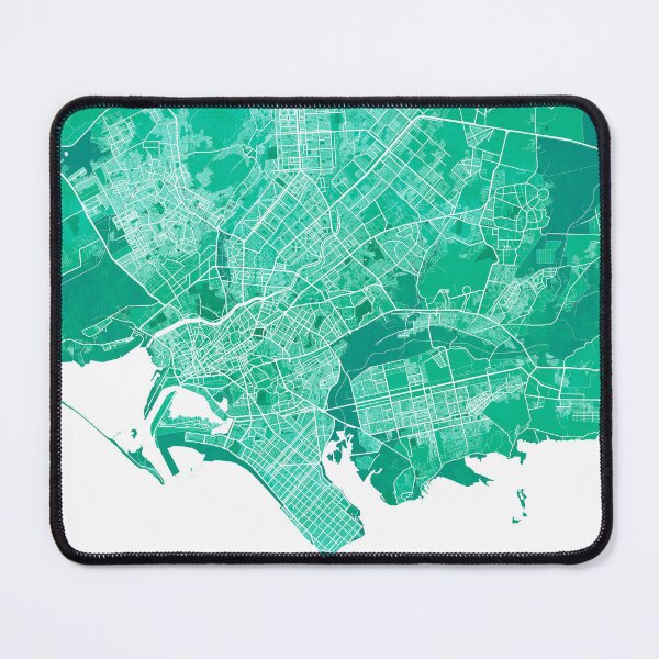 Item preview, Karachi City Map of Pakistan - Watercolor designed and sold by deMAP.
