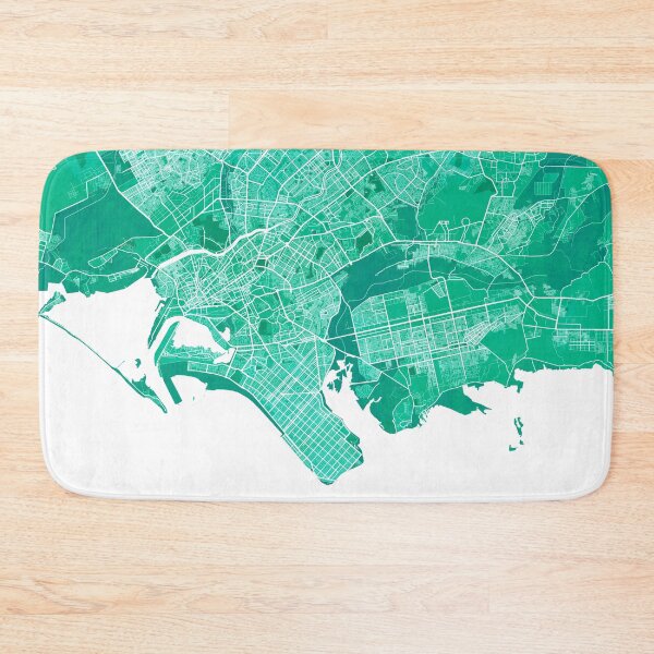 Item preview, Karachi City Map of Pakistan - Watercolor designed and sold by deMAP.
