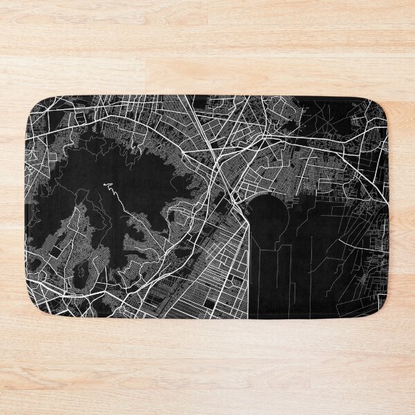Item preview, Ecatepec City Map of Mexico - Black Circle designed and sold by deMAP.