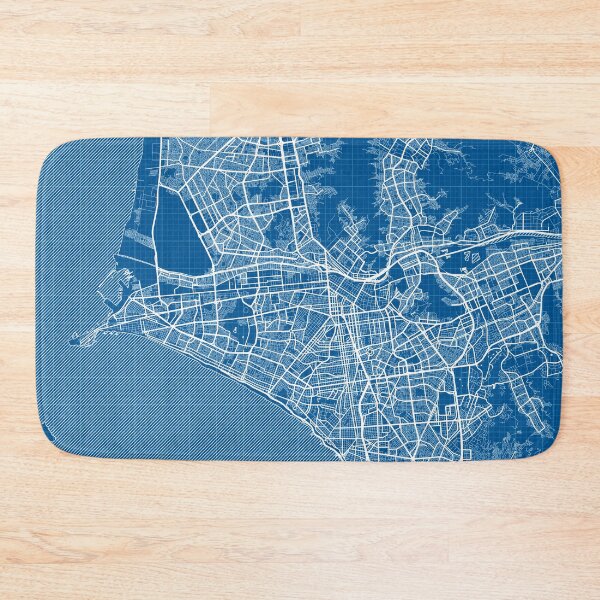 Item preview, Lima City Map of Peru - Blueprint designed and sold by deMAP.