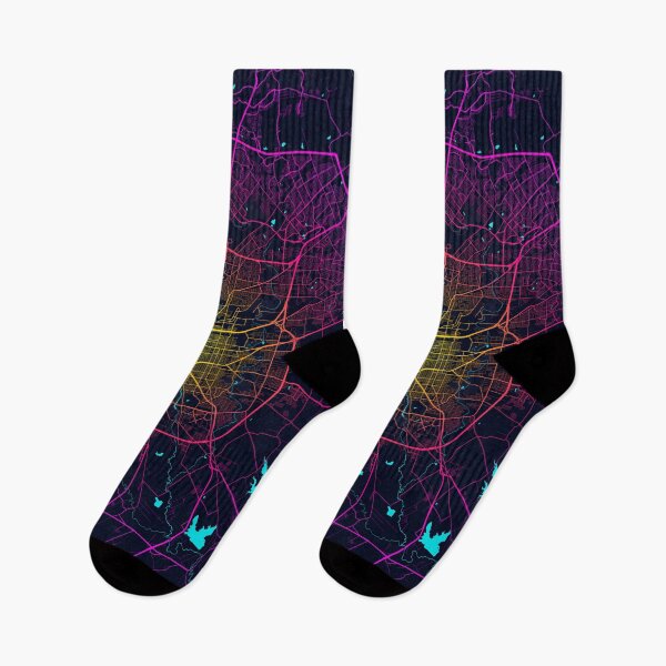 Item preview, San Antonio City Map the United States - Neon designed and sold by deMAP.