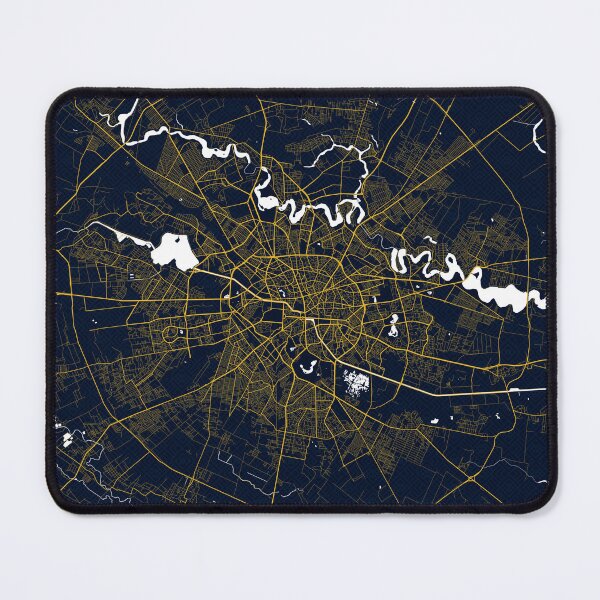Item preview, Bucharest City Map Romania - Gold Art Deco designed and sold by deMAP.