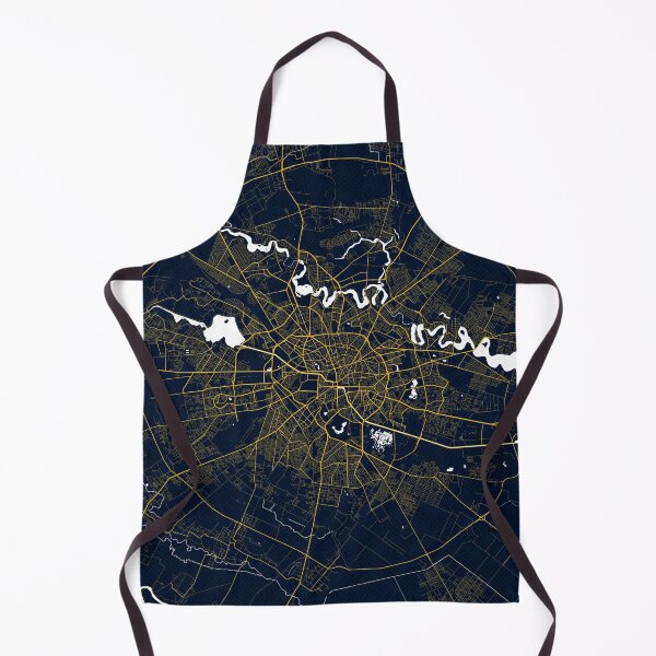 Item preview, Bucharest City Map Romania - Gold Art Deco designed and sold by deMAP.