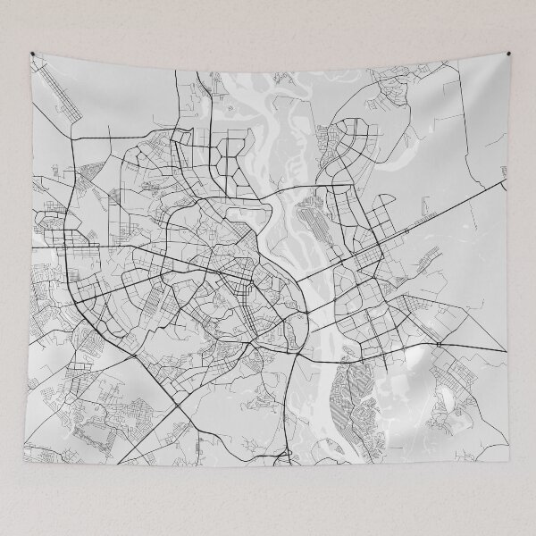 Item preview, Kyiv City Map of Ukraine - Light designed and sold by deMAP.