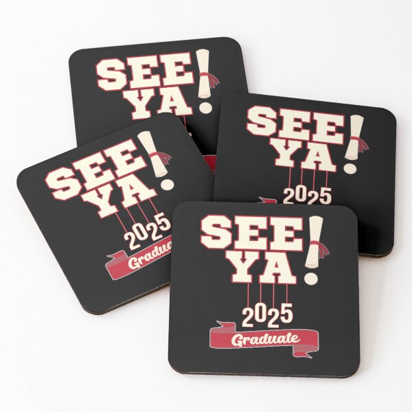 Item preview, Graduate 2025 See Ya! (Light Letters) designed and sold by BeesNeesTees.