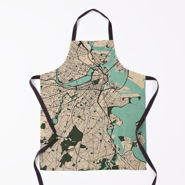 Item preview, Boston City Map of the United States - Vintage designed and sold by deMAP.