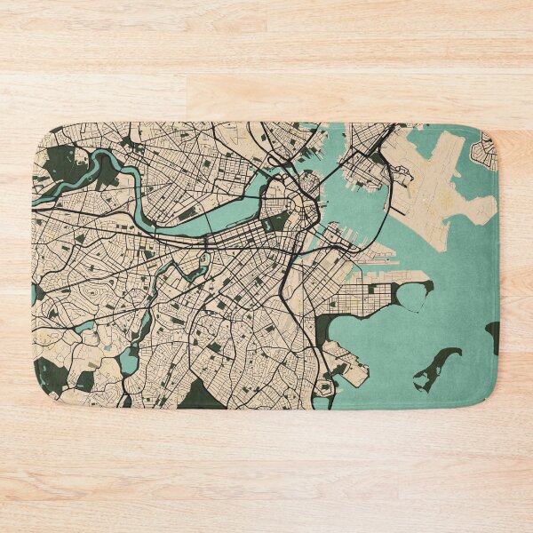 Item preview, Boston City Map of the United States - Vintage designed and sold by deMAP.