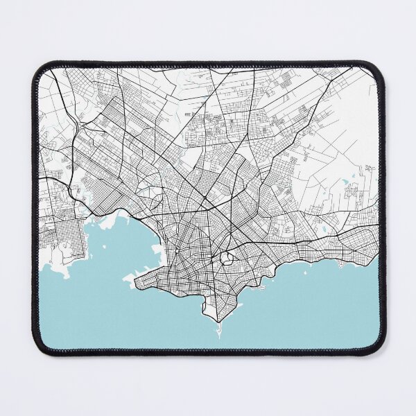 Item preview, Montevideo, Uruguay City Map - Circle designed and sold by deMAP.