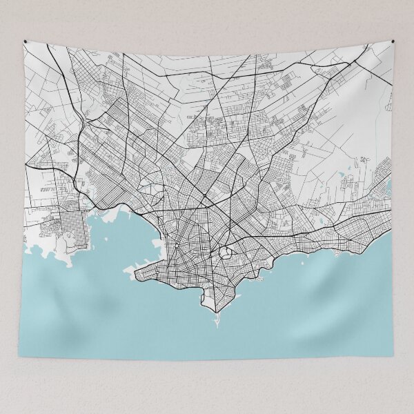 Item preview, Montevideo, Uruguay City Map - Circle designed and sold by deMAP.