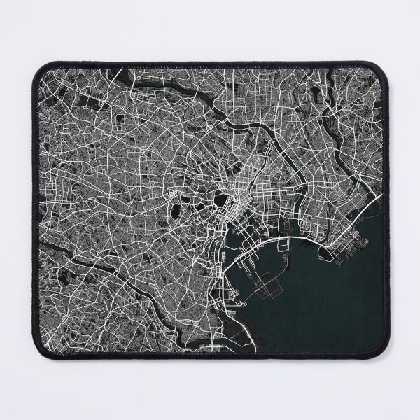 Item preview, Tokyo, Japan City Map - Dark designed and sold by deMAP.
