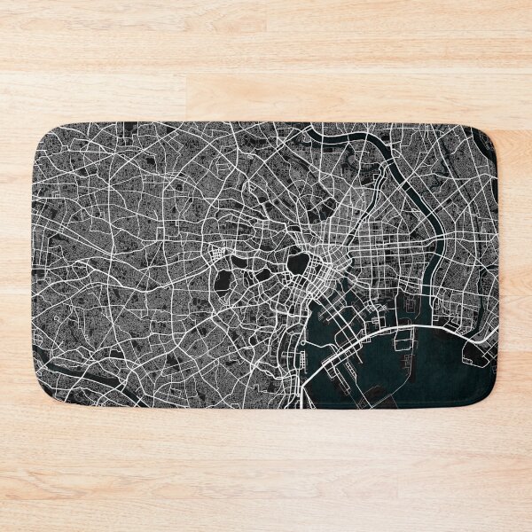 Item preview, Tokyo, Japan City Map - Dark designed and sold by deMAP.