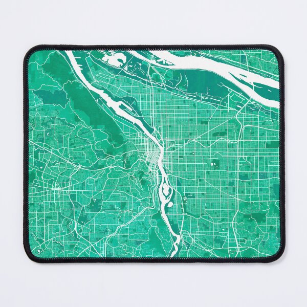 Item preview, Portland, Oregon, USA City Map - Watercolor designed and sold by deMAP.