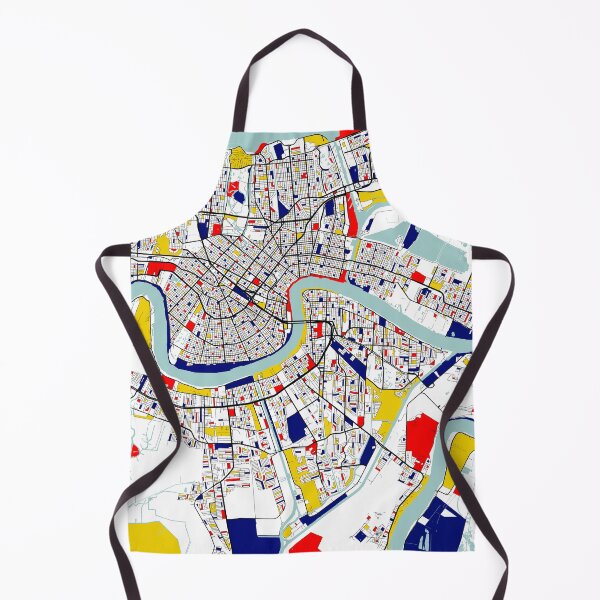 Item preview, New Orleans, Louisiana City Map - Mondrian designed and sold by deMAP.