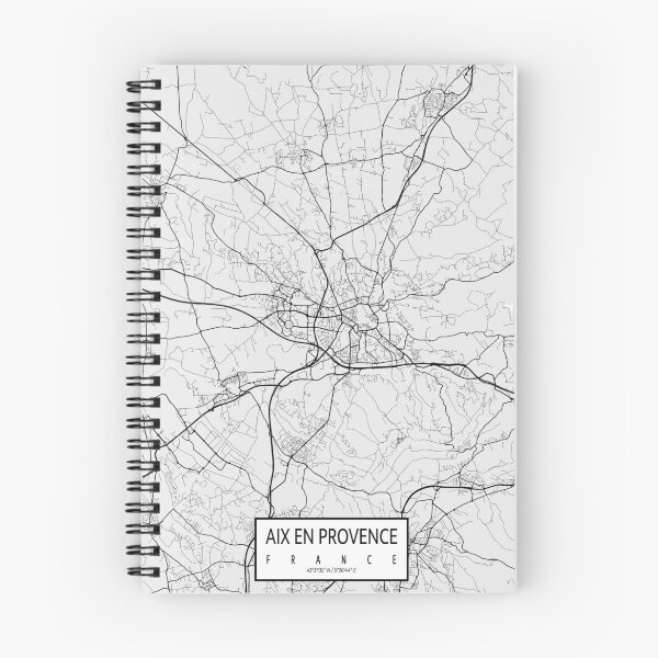 Item preview, Aix-en-Provence, France City Map - Light designed and sold by deMAP.