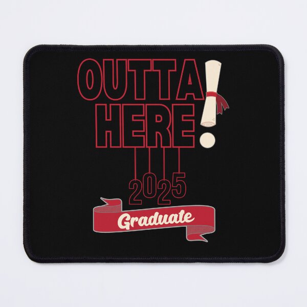 Item preview, Graduate 2025 Outta Here! (Dark Letters) designed and sold by BeesNeesTees.
