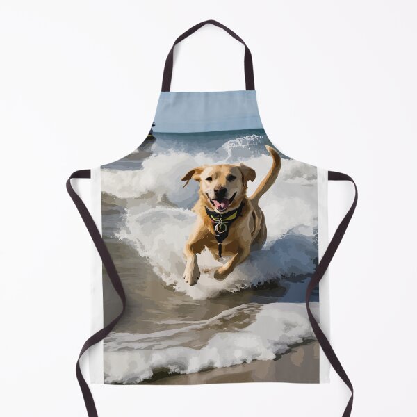 Item preview, Dogs having fun playing in the ocean waves. designed and sold by Whose-sweat.