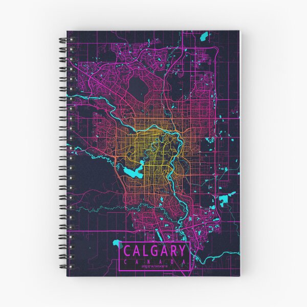 Item preview, Calgary City Map of Canada - Neon designed and sold by deMAP.