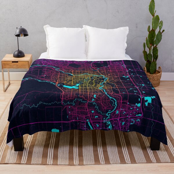 Item preview, Calgary City Map of Canada - Neon designed and sold by deMAP.