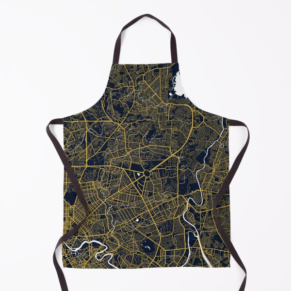 Item preview, Quezon City Map of the Philippines - Gold Art Deco designed and sold by deMAP.