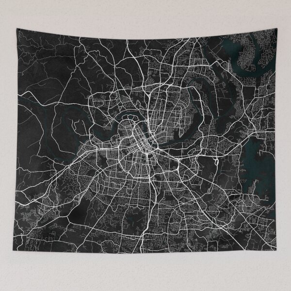 Item preview, Nashville City Map of the United States - Dark designed and sold by deMAP.