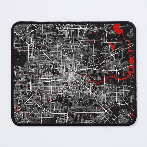 Item preview, Houston City Map of the United States - Oriental designed and sold by deMAP.