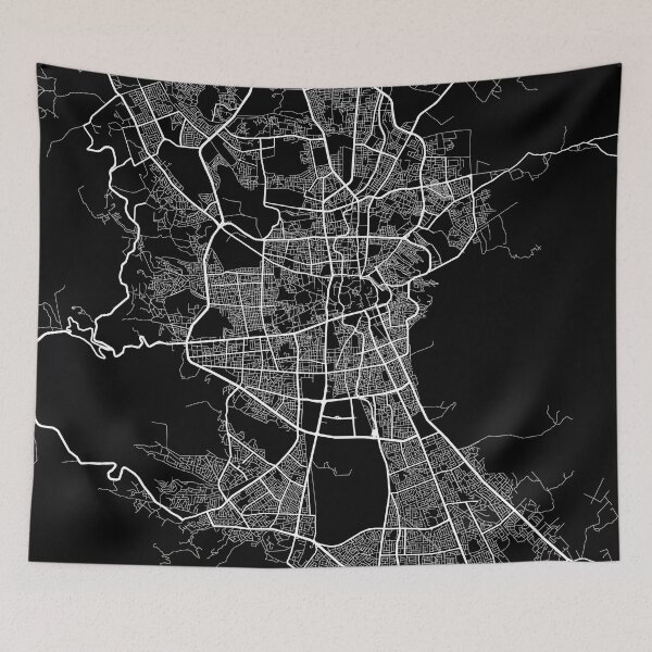 Item preview, Sana'a City Map of Yemen - Full Moon designed and sold by deMAP.