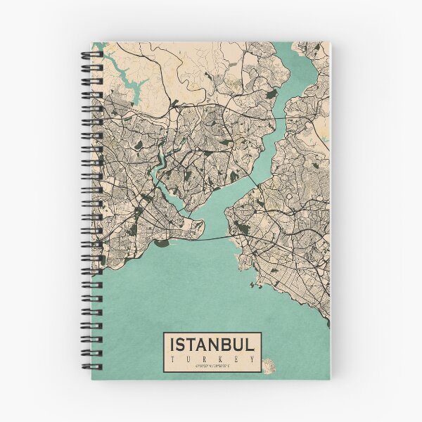 Item preview, Istanbul City Map of Turkey - Vintage designed and sold by deMAP.