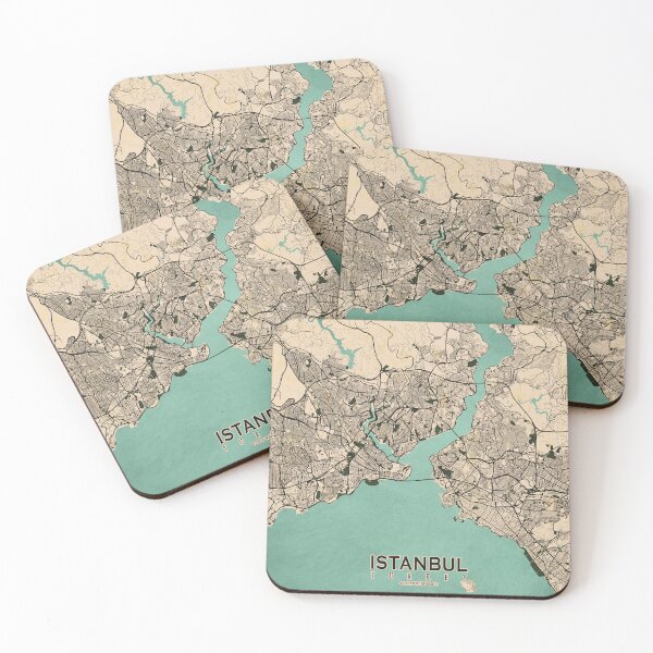 Item preview, Istanbul City Map of Turkey - Vintage designed and sold by deMAP.