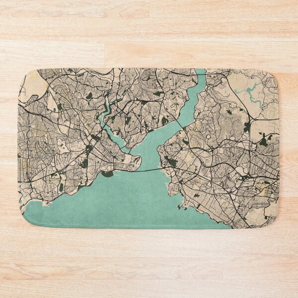 Item preview, Istanbul City Map of Turkey - Vintage designed and sold by deMAP.
