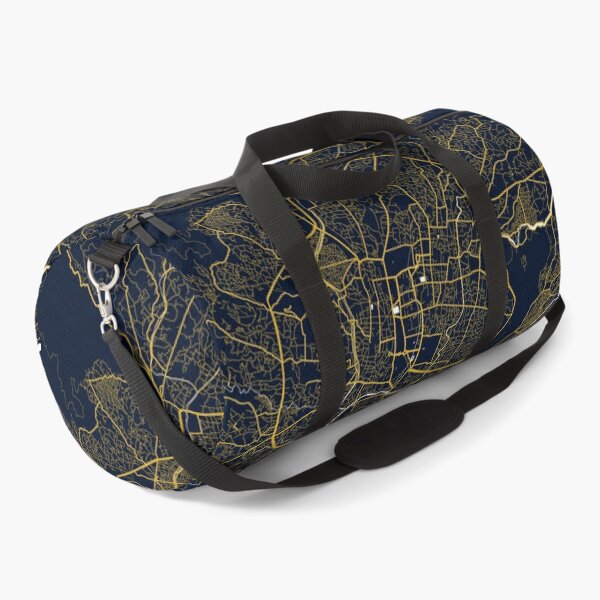 Item preview, Kathmandu City Map of Nepal - Gold Art Deco designed and sold by deMAP.