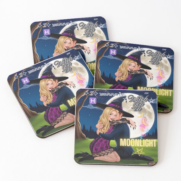 Item preview,  True love – with little witch magic on moonlight designed and sold by Atarac.