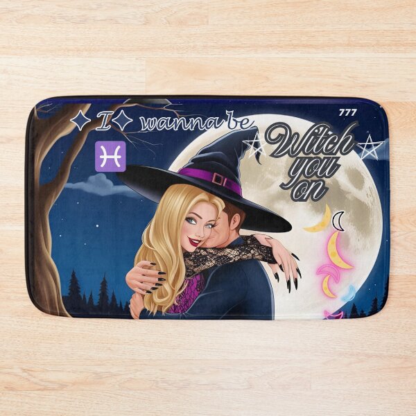 Item preview, True love – with little witch magic on moonlight designed and sold by Atarac.