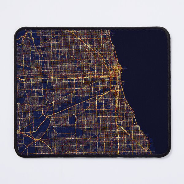 Item preview, Chicago, Illinois - City At Night designed and sold by deMAP.