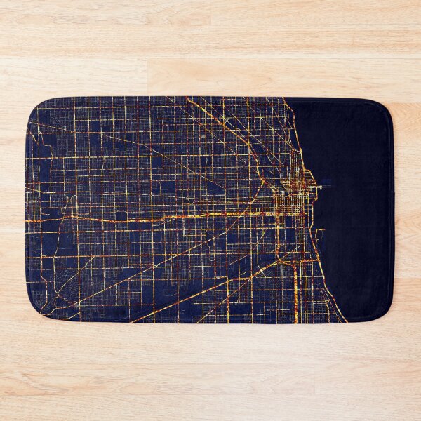 Item preview, Chicago, Illinois - City At Night designed and sold by deMAP.