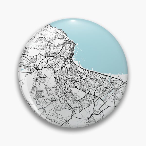 Item preview, Algiers City Map of Algeria - Circle designed and sold by deMAP.