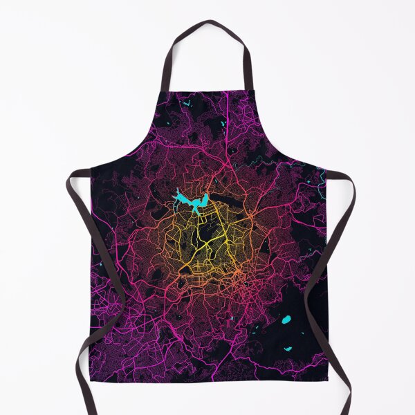 Item preview, Mapa de la ciudad de Belo Horizonte de Brasil - Neón designed and sold by deMAP.