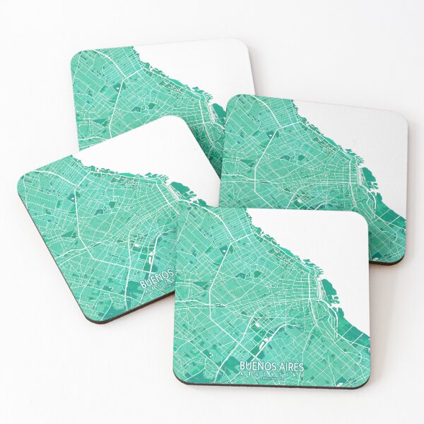 Item preview, Buenos Aires City Map of Argentina - Watercolor designed and sold by deMAP.